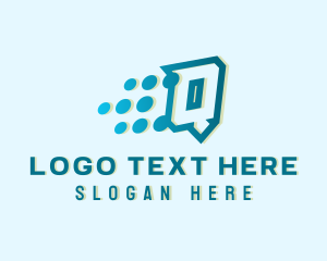 Modern Tech Letter Q Logo