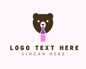 Bear Liquor Bottle logo