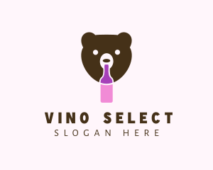 Bear Liquor Bottle logo