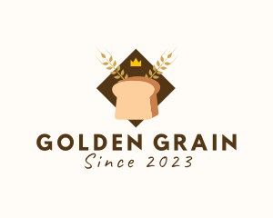 Crown Wheat Bread logo design