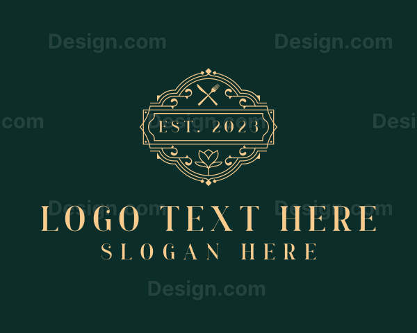 Fine Dining Restaurant Logo