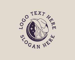 Cowgirl Moon Hat logo