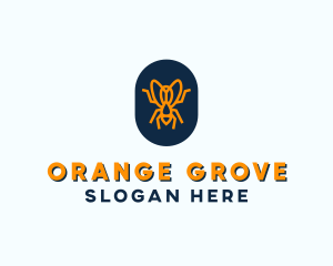 Orange Fly Badge logo