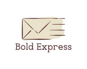 Express Mail Envelope logo design