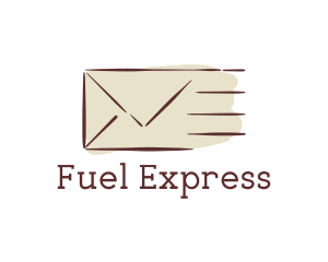 Express Mail Envelope logo design