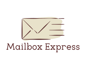 Express Mail Envelope logo design