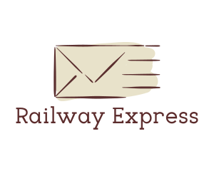 Express Mail Envelope logo design