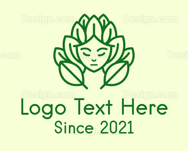 Green Nature Deity Logo