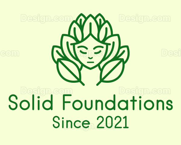 Green Nature Deity Logo