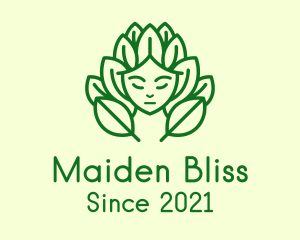 Green Nature Deity  logo design