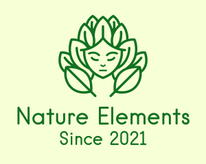 Green Nature Deity  logo design