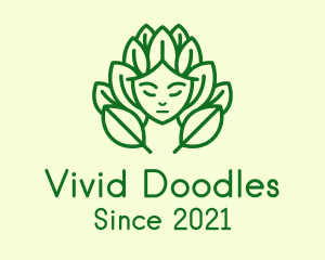 Green Nature Deity  logo design