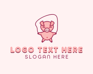 Piglet Jumping Rope logo