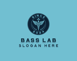 Caduceus Laboratory Clinic logo design