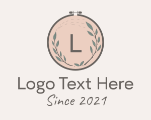 Leaf Embroidery Craft logo