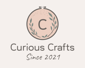 Leaf Embroidery Craft logo