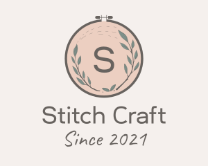 Leaf Embroidery Craft logo