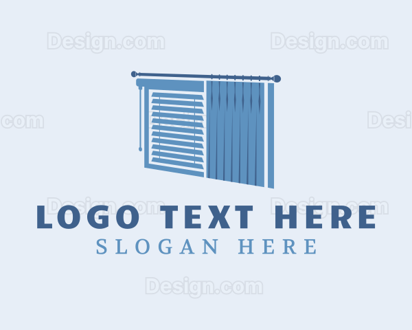 Window Blinds & Curtain Logo