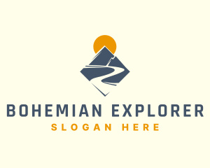 Mountain Road Explorer logo design