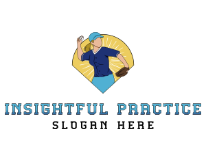 Female Basketball Pitcher logo