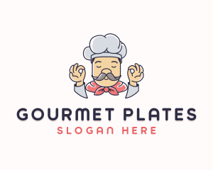 Gourmet Chef Cook logo design