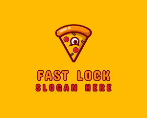 Delicious Pizza Monster logo design