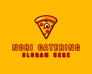 Delicious Pizza Monster logo design