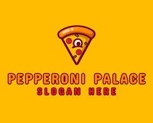 Delicious Pizza Monster logo design