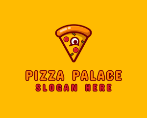 Delicious Pizza Monster logo design