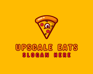 Delicious Pizza Monster logo design