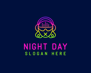 Disc Jockey Nightclub logo design