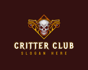 Skull Motorcycle Club logo design