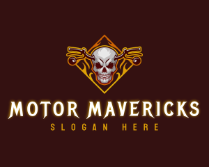 Skull Motorcycle Club logo design