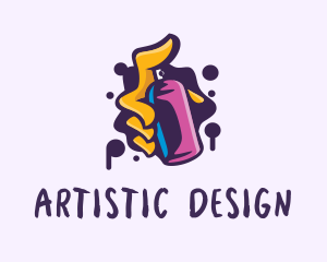 Graffiti Artist Hand logo design