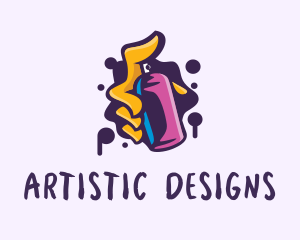 Graffiti Artist Hand logo design