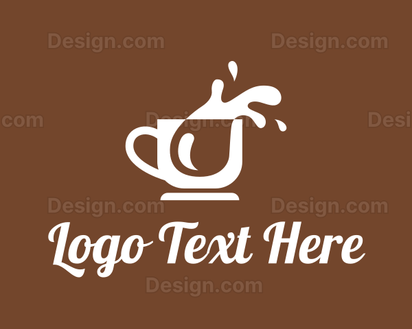 Coffee Cup Splash Logo