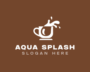 Coffee Cup Splash logo design