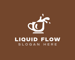 Coffee Cup Splash logo design