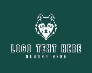 Wolf Head Animal logo