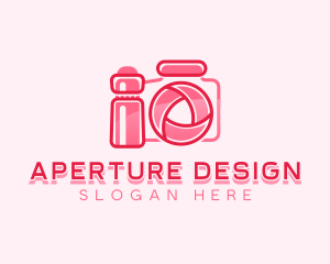 Lens Aperture Camera logo