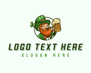 Beer Irish Leprechaun logo