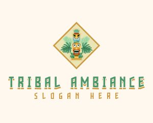 Ethnic Tribal Mask logo design