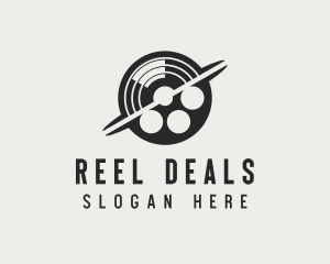 Cinema Film Reel logo design