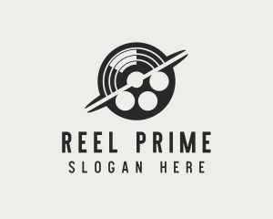 Cinema Film Reel logo design