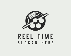 Cinema Film Reel logo design