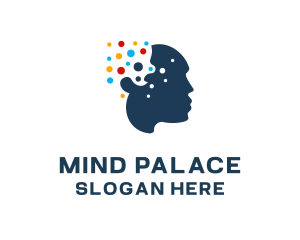 Colorful Mind Psychology logo design