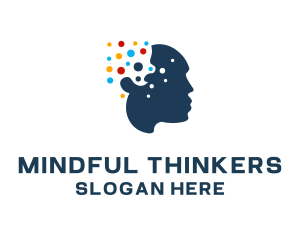 Colorful Mind Psychology logo design