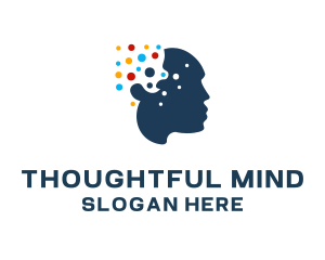 Colorful Mind Psychology logo design