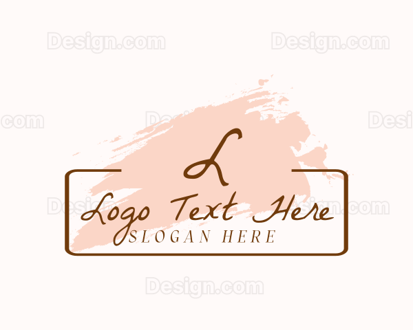 Elegant Paint Stylist Logo