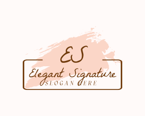 Elegant Paint Stylist logo design